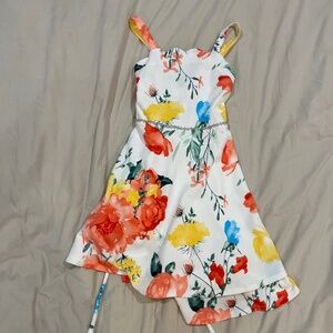 Girl's Floral Dress 12 Y